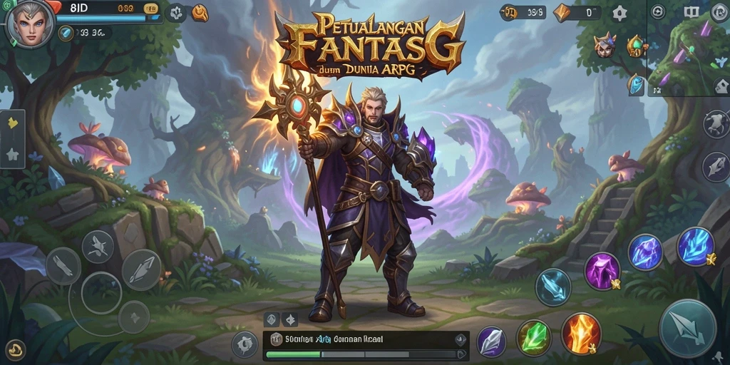 Tampilan gameplay ARPG yang memukau di 8ID.