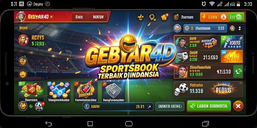 Tampilan gameplay GEBYAR4D yang menarik dan interaktif.