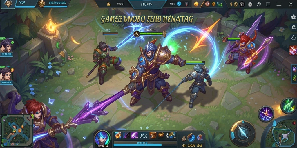 Gameplay HOKI9 yang intens dan penuh strategi.