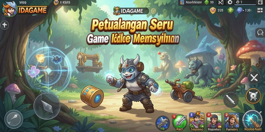 Tampilan gameplay IDAGAME yang menarik dan interaktif.