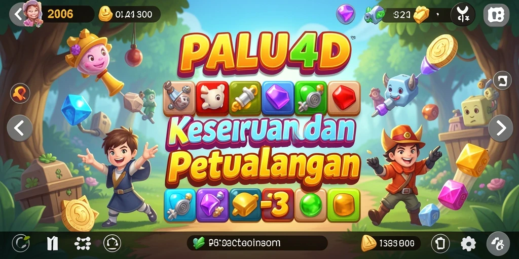 Tampilan permainan PALU4D dalam aksi Match-3 yang menyenangkan.