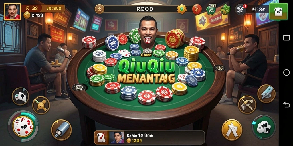 Screenshot gameplay QiuQiu RI188 yang menarik dan penuh aksi.