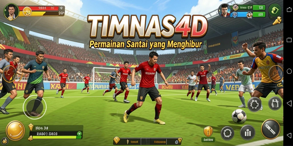 Tangkapan layar gameplay TIMNAS4D yang seru.